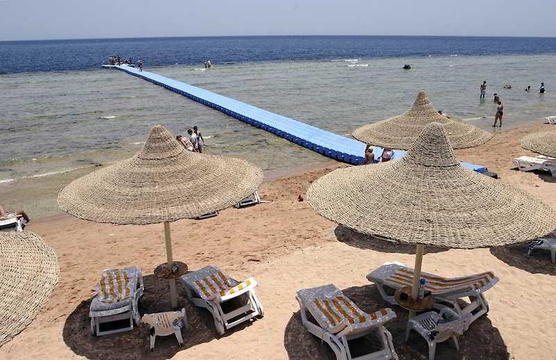 מלון שארם א-שייח Xperience Kiroseiz Aquapark Premier-Naama Bay מראה חיצוני תמונה A floating pontoon
